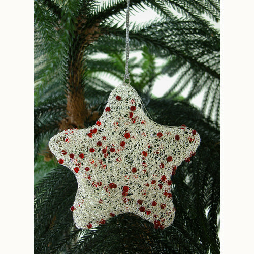 Recycled Wire Star Ornament