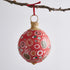 Oversized Christmas Paper Mache Ornament - Set of Two