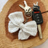 Handwoven Crochet Bow Keychains