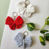 Handwoven Crochet Bow Keychains