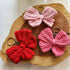 Handwoven Crochet Bow Keychains