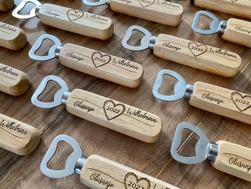 Personalized Wood Bottle Opener