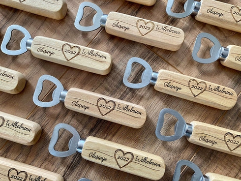 Personalized Wood Bottle Opener