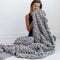 Infinite Chunky Knit Blanket | Minky | Big – Mist