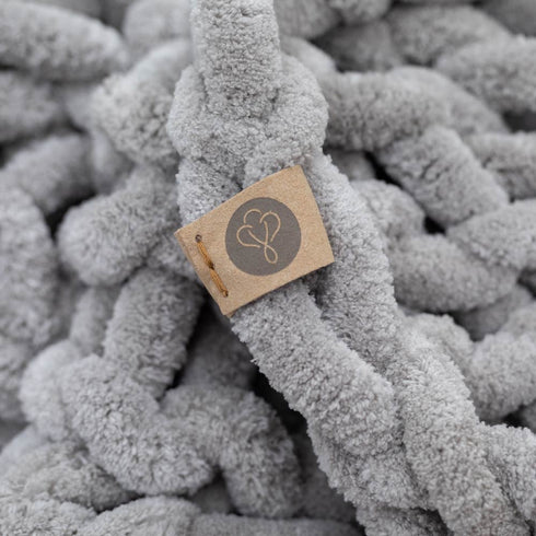 Infinite Chunky Knit Blanket | Minky | Big – Mist