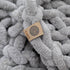 Infinite Chunky Knit Blanket | Minky | Big – Mist