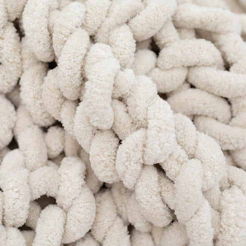 Infinite Chunky Knit Blanket | Minky | Cuddle – Sand
