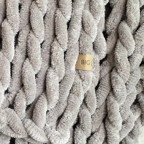 Infinite Chunky Knit Blanket | Minky | Big – Mist