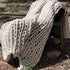Infinite Chunky Knit Blanket | Minky | Big – Sand