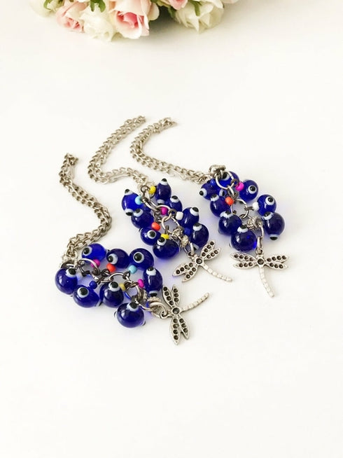 Car rear view mirror dragonfly charm