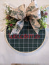 Handmade holiday hoops in various sizes