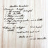 Custom Handwritten Cutting Board