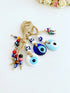 Lucky Evil Eye Bead, Evil Eye Car Rear Mirror Charm, White Evil Eye