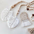 Macrame Feather Bead Garland