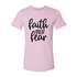 Faith Over Fear T-Shirt Comfy Tee Unisex One Clover Way